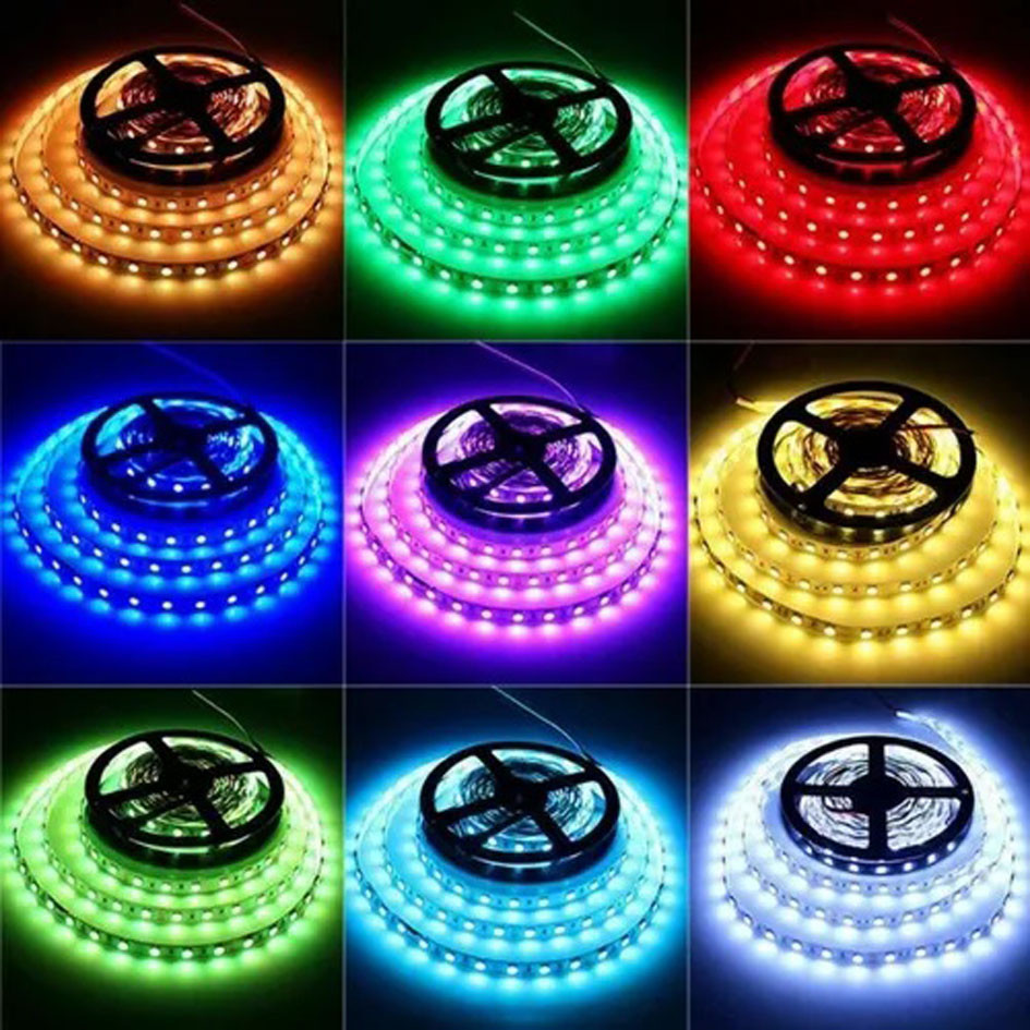 Cinta Led Multicolor Rgb Luz 5mts